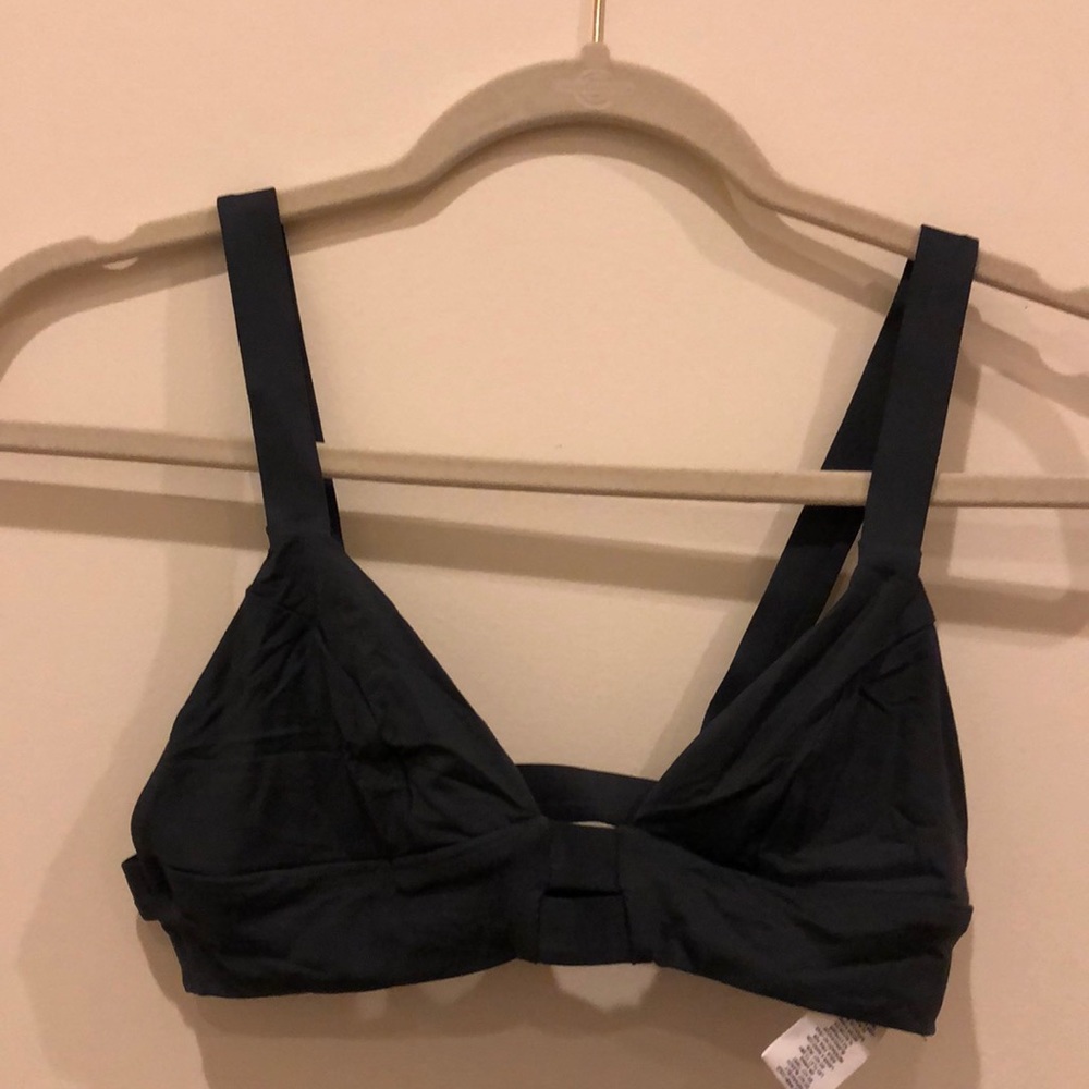 Vitamin A Dark grey bikini top!